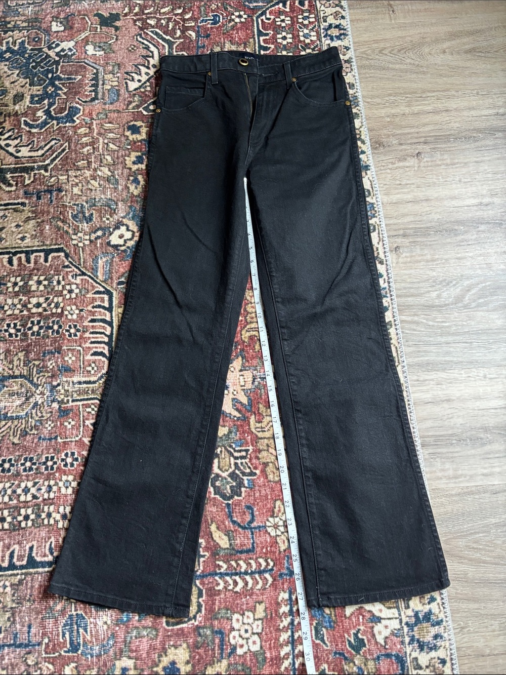 KHAITE Black Vivian Jeans